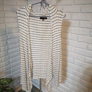 Candy Couture Ladies Size Medium Sleeveless Hooded Vest/Cardigan